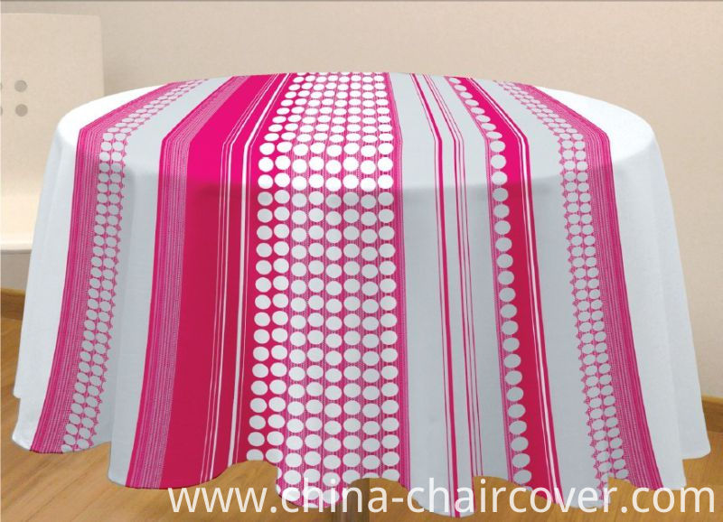 Nonwoven Technics and Plain Style PVC Tablecloth